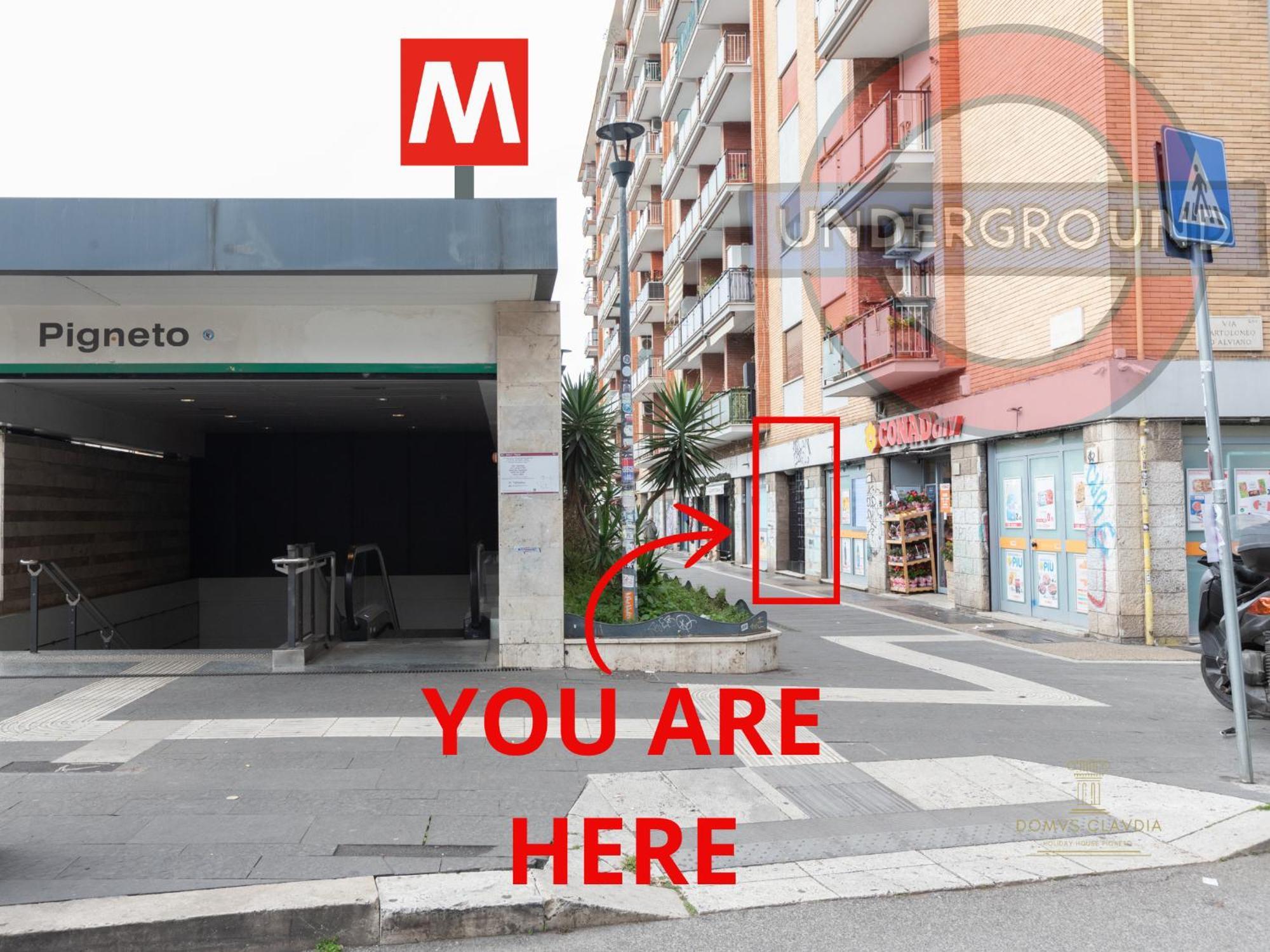 Domvs Clavdia - Metro Station, 8 Min To Center, Roma, 6pax, A-c Apartment Rome